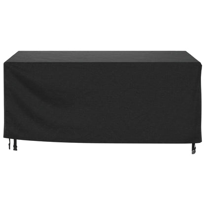 Capas móveis de jardim 2pcs 172x113x73cm impermeável 420D preto