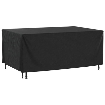 Capas móveis de jardim 2pcs 172x113x73cm impermeável 420D preto