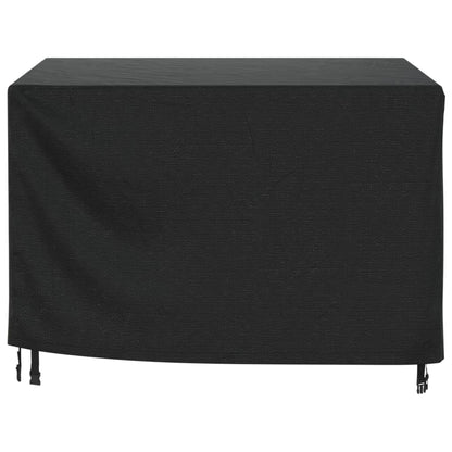 Capas móveis de jardim 2pcs 135x135x90cm impermeável 420D preto