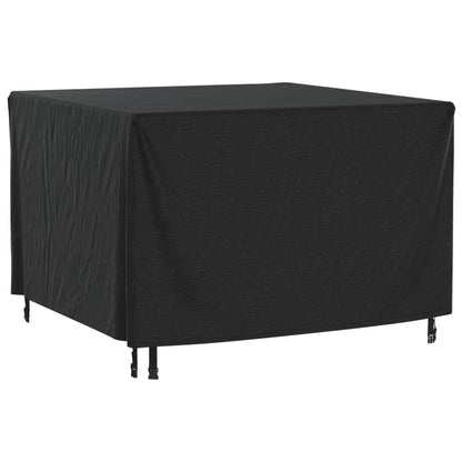 Capas móveis de jardim 2pcs 135x135x90cm impermeável 420D preto