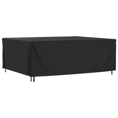 Capas móveis de jardim 2pcs 250x210x90cm impermeável 420D preto