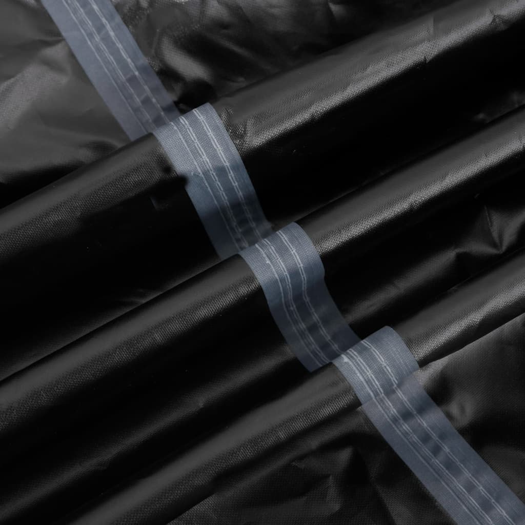 Capas móveis de jardim 2pcs 250x210x90cm impermeável 420D preto