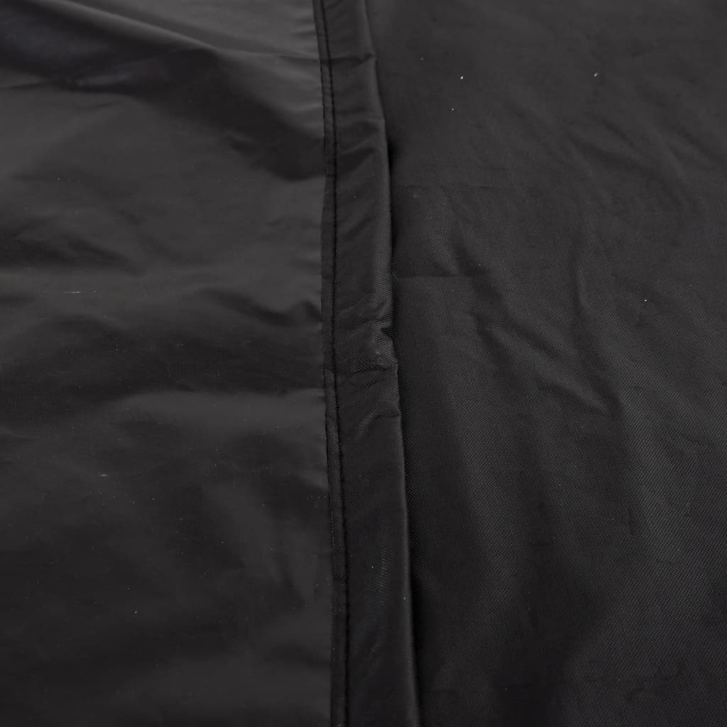 Capas móveis de jardim 2pcs 250x210x90cm impermeável 420D preto