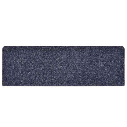 Tapetes de escada autoadesivos 30 pcs 65x21x4 cm azul