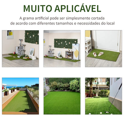 Relva Artificial 1x4m com 30mm de Altura