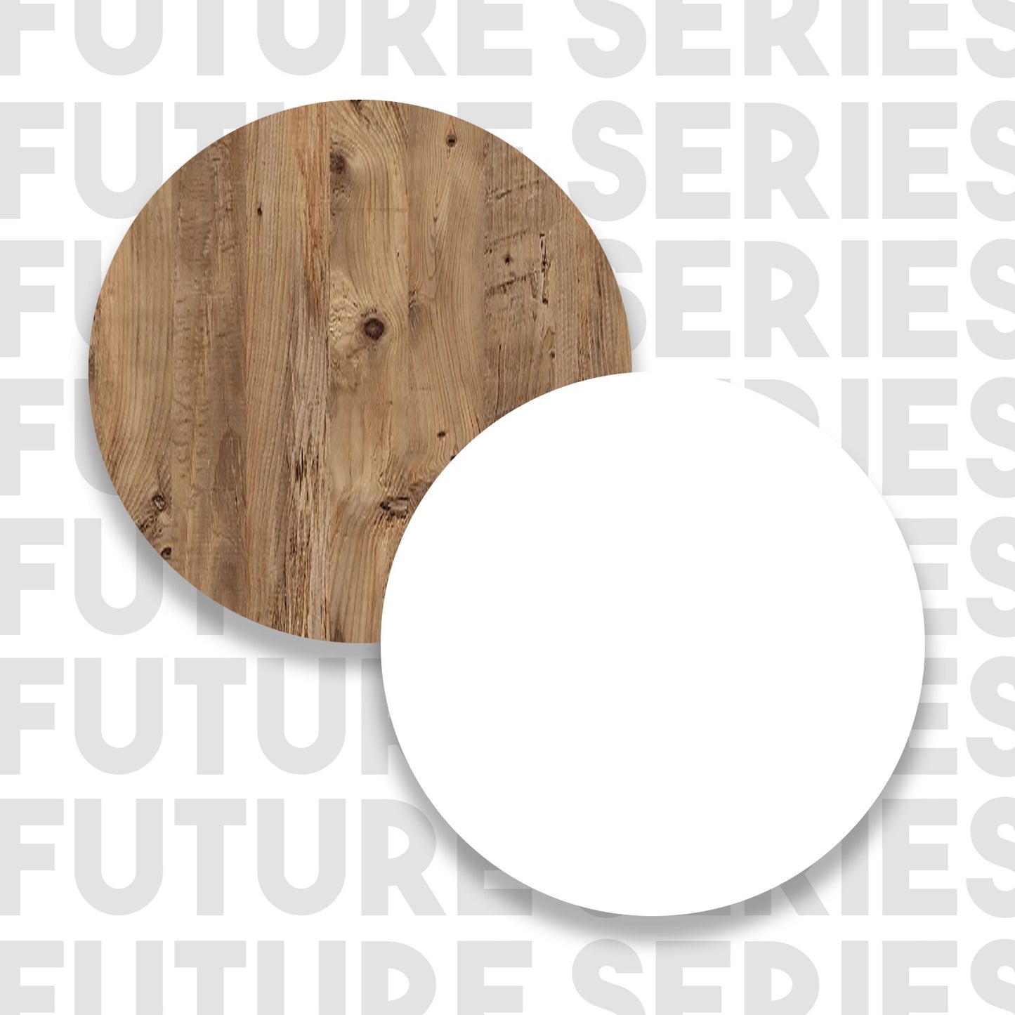 Aparador "Future" de 4 Portas – Pinho Atlântico e Branco - 180x44.5x75 cm – Design Moderno