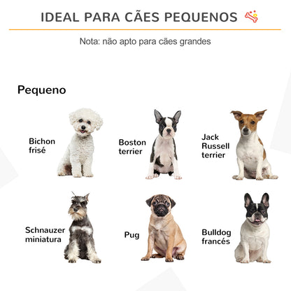 PawHut Barreira de Segurança Dobrável para Cães Pequenos Barreira de Proteção para Animais de Estimação com 3 Painéis e 2 Suportes para Portas Escadas Corredores 154,5x29,5x61 Branco