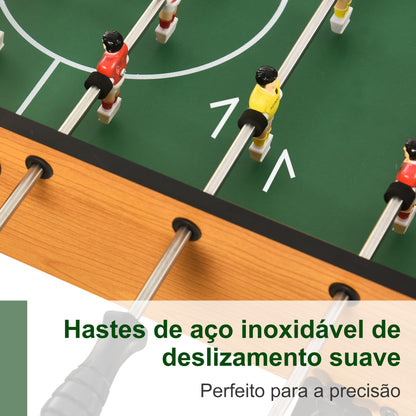 Mesa de Matraquilho Dobrável Matraquilho com 22 Jogadores e 2 Placares para Crianças e Adultos 98x42x62, cm Madeira e Preto