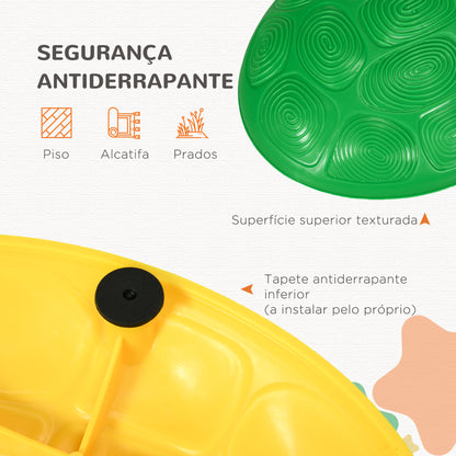 ZONEKIZ Pedras de Equilíbrio para Crianças de 3 a 8 Anos Conjunto de 6 Pedras de Equilíbrio Empilháveis com Base Antiderrapante para Treino de Equilíbrio e Promover a Coordenação Multicor