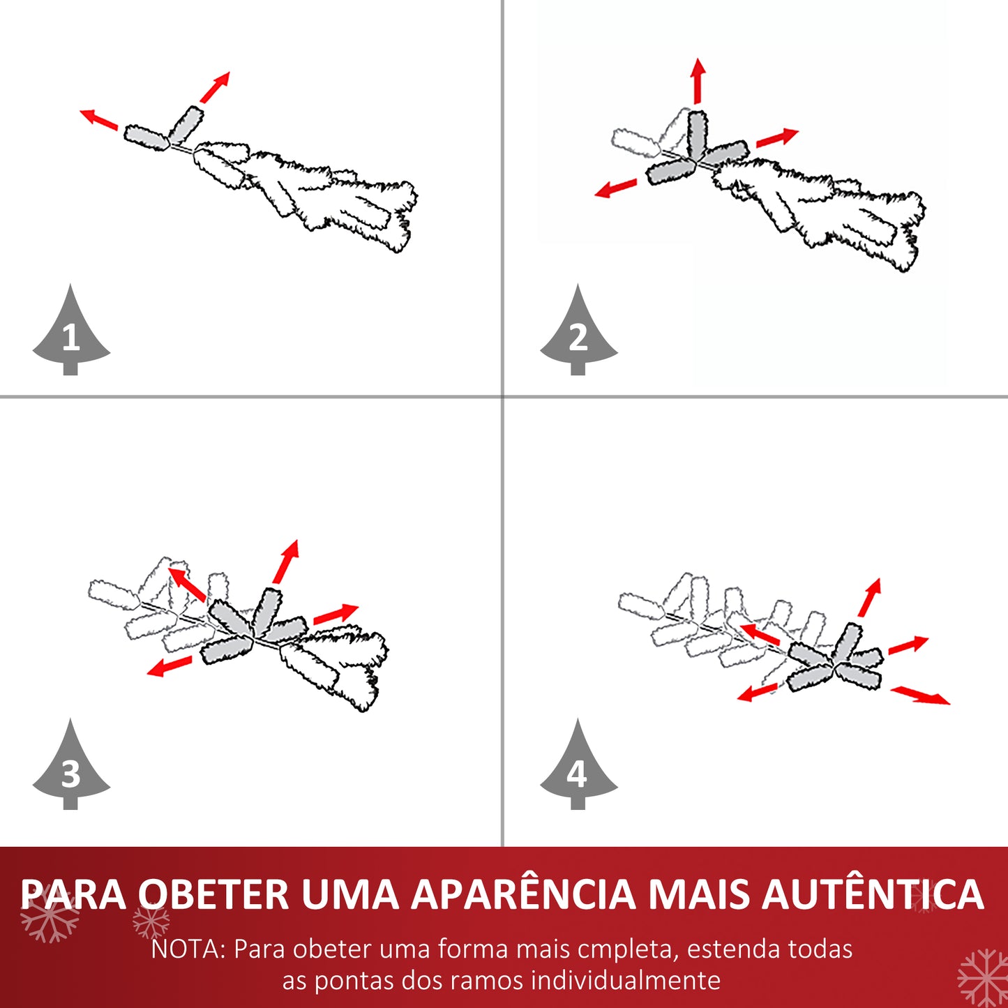 HOMCOM Mini Árvore de Natal 60cm Artificial Decoração de Natal de Pinheiro com Suporte Metálico 73 Ramos PVC Ø40x60cm Verde