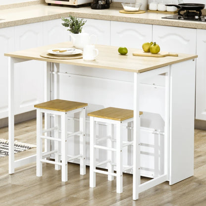 Ilha de Cozinha Nord com Mesa Alta Extensível - Design Moderno