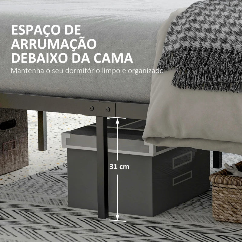 Estrutura de Cama Mart - 160x200cm - Design Retro