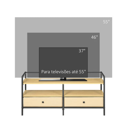 Móvel de TV Cameli com 2 Gavetas - Design Moderno