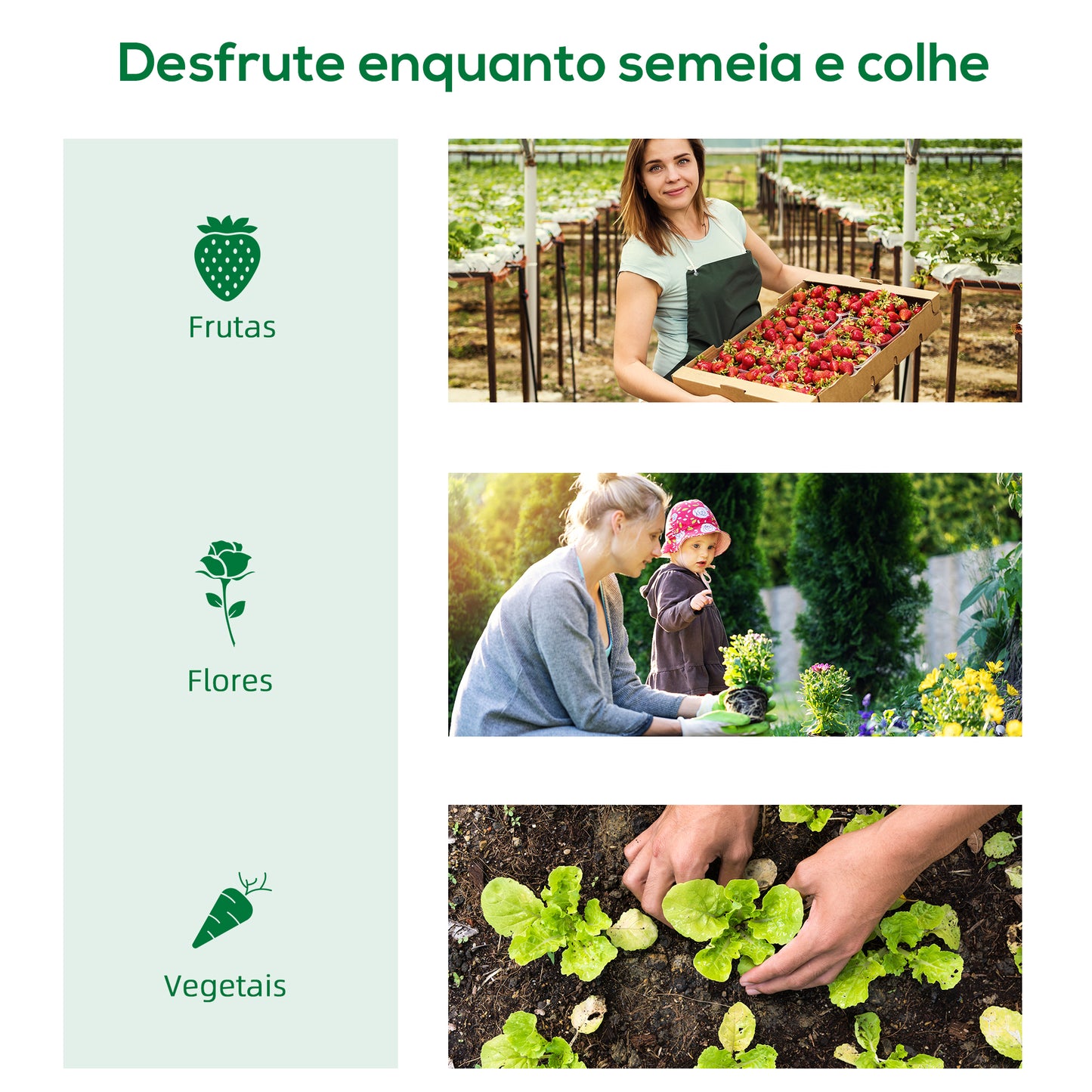 Outsunny Estufa Tipo Túnel 3x2x2 m Estufa de Jardim com 3 Portas e 6 Janelas Enroláveis Estufa com Teto Curvo para Cultivo de Plantas Flores Branco