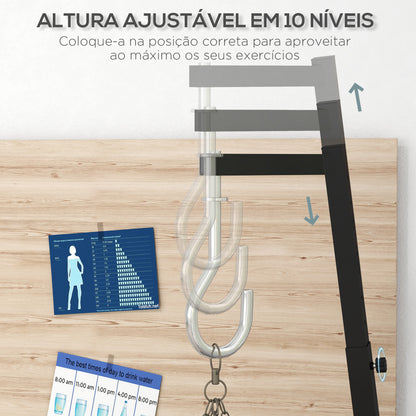 SPORTNOW Suporte para Saco de Boxe de Pé Suporte para Saco de Boxe Dobrável com Altura Ajustável para Treinamento em Ginásio Casa Carga Máxima 60 kg 170x90x182-225 cm Preto