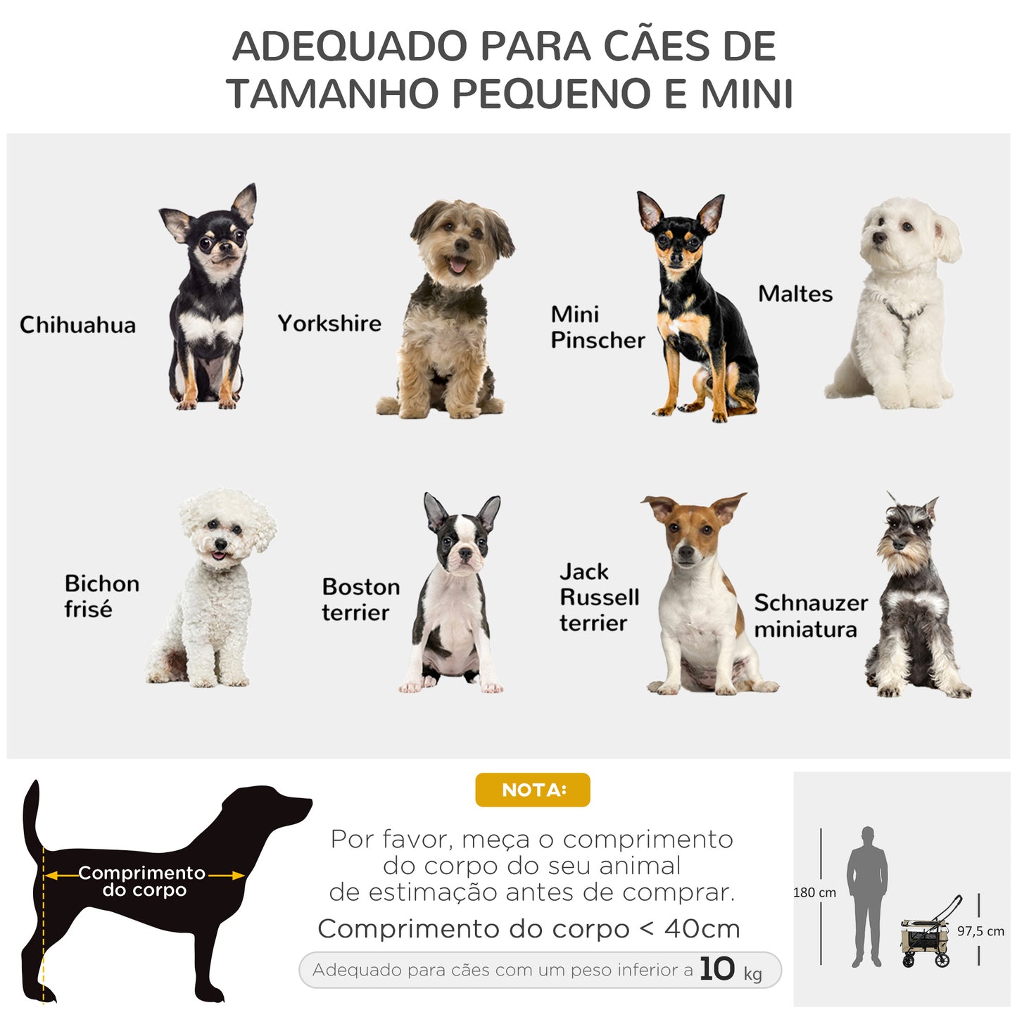 PawHut Carrinho para Animais de Estimação Carrinho para Cães Dobrável com Compartimento Desmontável 4 Portas com Fecho de Correr 2 Correias de Segurança e de Transporte 81x58x97,5 cm Cáqui