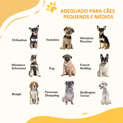 PawHut Barreira de Segurança Extensível Barreira para Animais de Estimação com Fecho Automático e Sistema de Duplo Bloqueio para Porta Corredor Escada 74-100x76 cm Preto