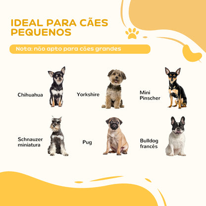 PawHut Barreira de Segurança Dobrável para Cães Pequenos Barreira de Proteção para Animais de Estimação com 3 Painéis e 2 Suportes para Portas Escadas Corredores 154,5x29,5x61 cm Marrom Escuro