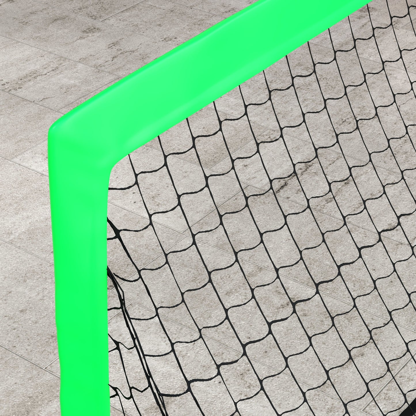 SPORTNOW Conjunto de 2 Balizas de Futebol para Crianças Balizas de Futebol Dobráveis com Luz LED Postes de Fibra de Vidro e Bolsa de Transporte para Jardim Parque 120x90x90 cm Verde