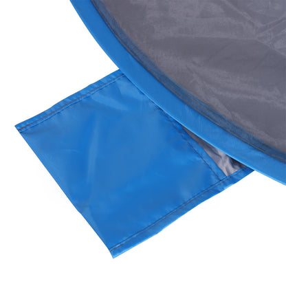 Outsunny Tenda de Praia Dobrável Pop-Up para 1-2 Pessoas com 1 Porta 2 Janelas e Bolsa de Transporte para Parque Campismo 200x120x90 cm Azul