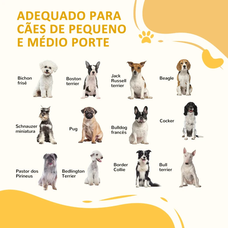 PawHut Barreira de Segurança para Cães de Madeira Barreira para Animais de Estimação Extensível de 2 Painéis com Pés de Apoio Triangular para Porta Corredor Escada 112-159x44x70 cm Madeira