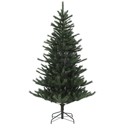 HOMCOM Árvore de Natal 210 cm Árvore de Natal Artificial com 793 Ramo e Suporte de Aço Árvore de Natal para Sala de Estar Interior Verde