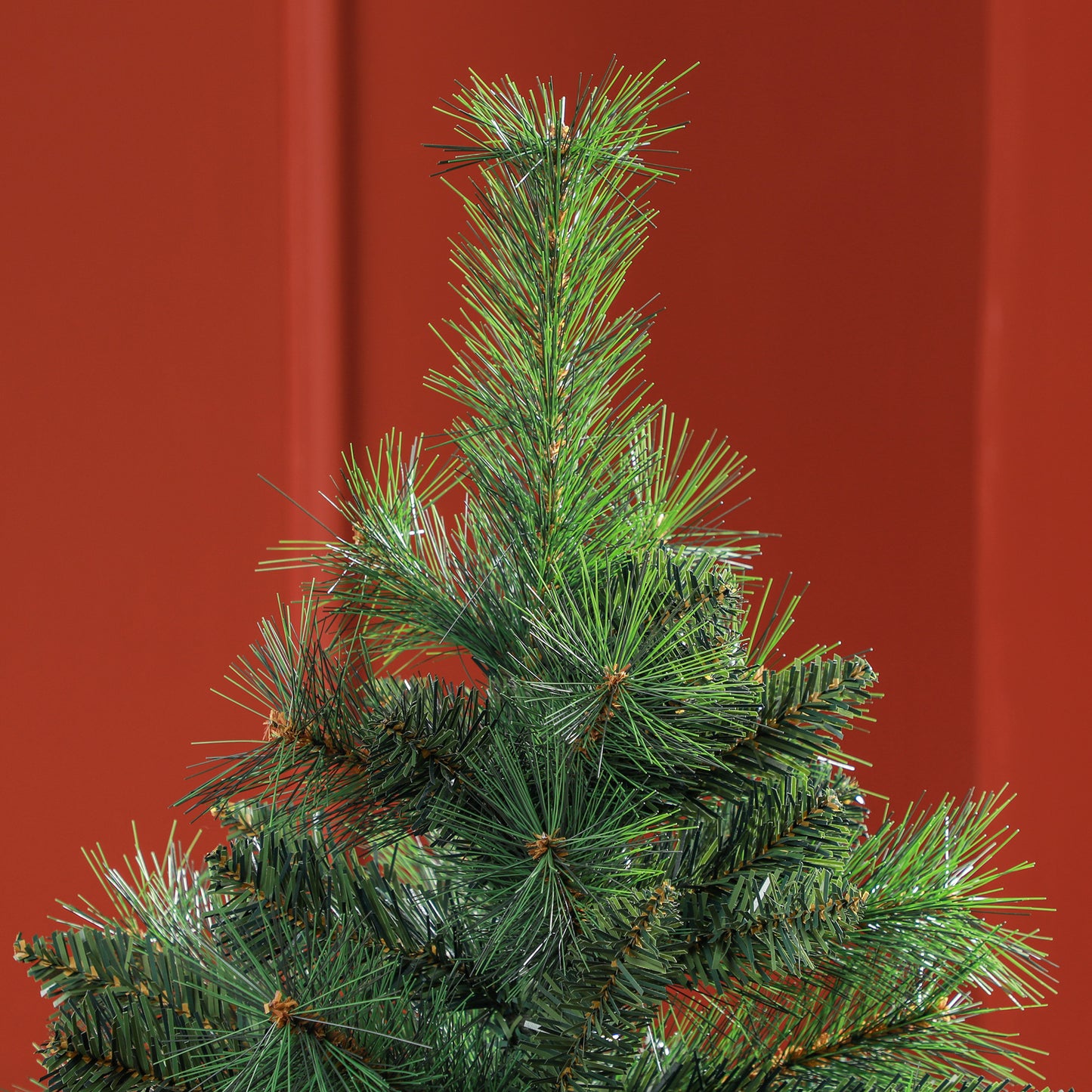 HOMCOM Árvore de Natal 150 cm Árvore de Natal Artificial com 354 Ramos e Suporte de Metal Árvore de Natal para Sala Interior Verde