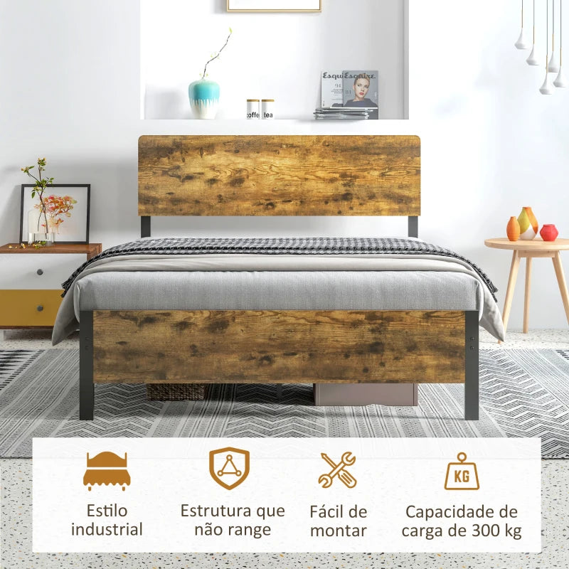 Estrutura de Cama Mart - 160x200cm - Design Retro