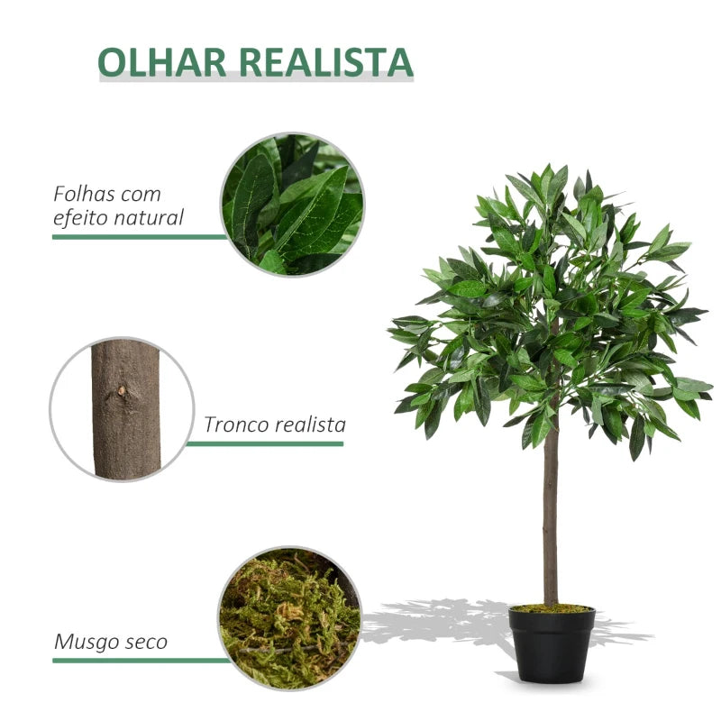 Conjunto de 2 Plantas Artificiais - Louro