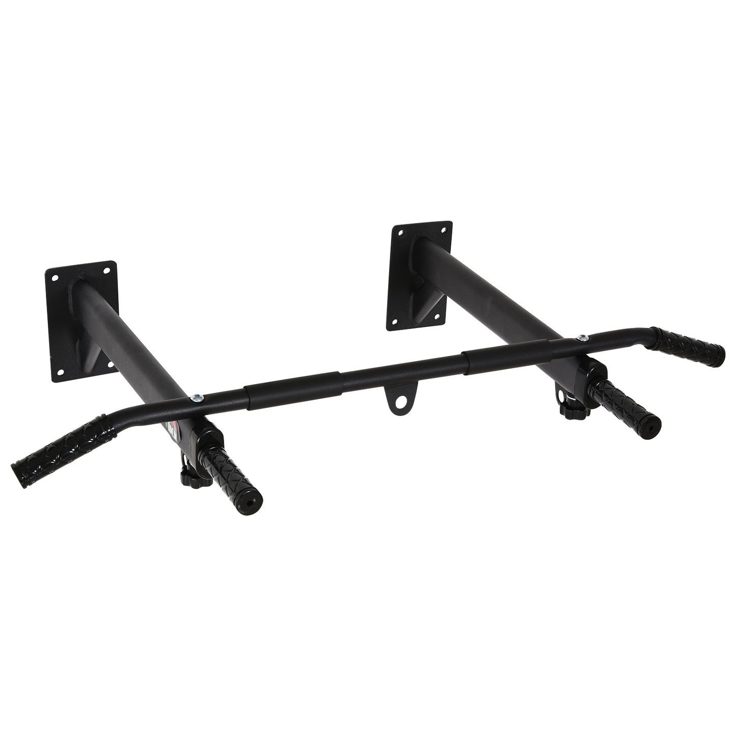 HOMCOM Barra de Elevações para Parede Treinamento Muscular Pull Up para Casa Carga Máxima 150kg 93,5x65x17 cm Preto