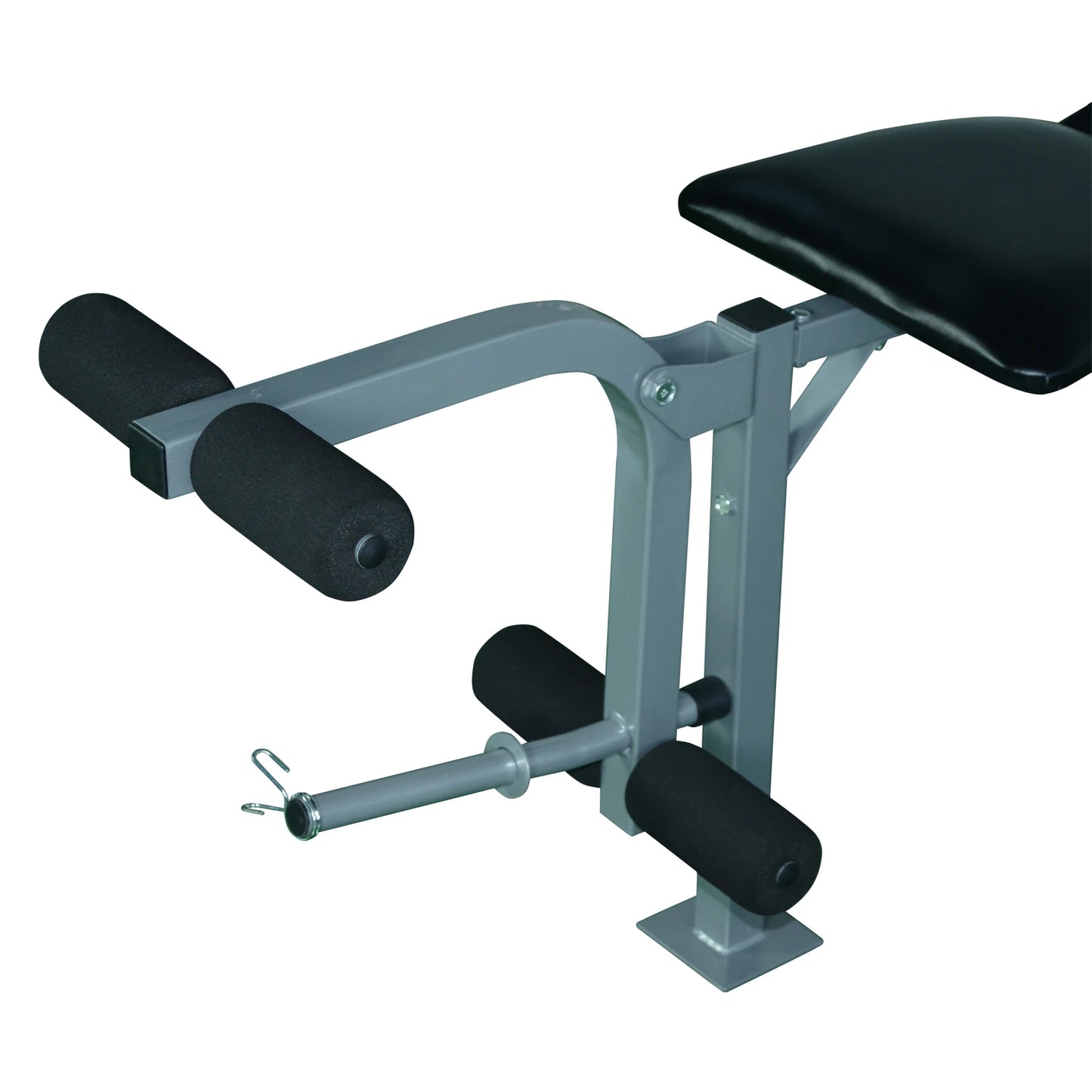 Banco de Musculação máquina de fitness com encosto ajustável 165x68x114cm Preto