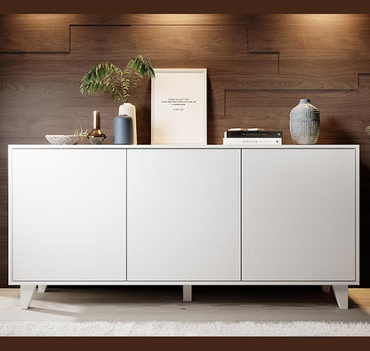 Aparador Viena de 155cm - Branco - Design Escandinavo