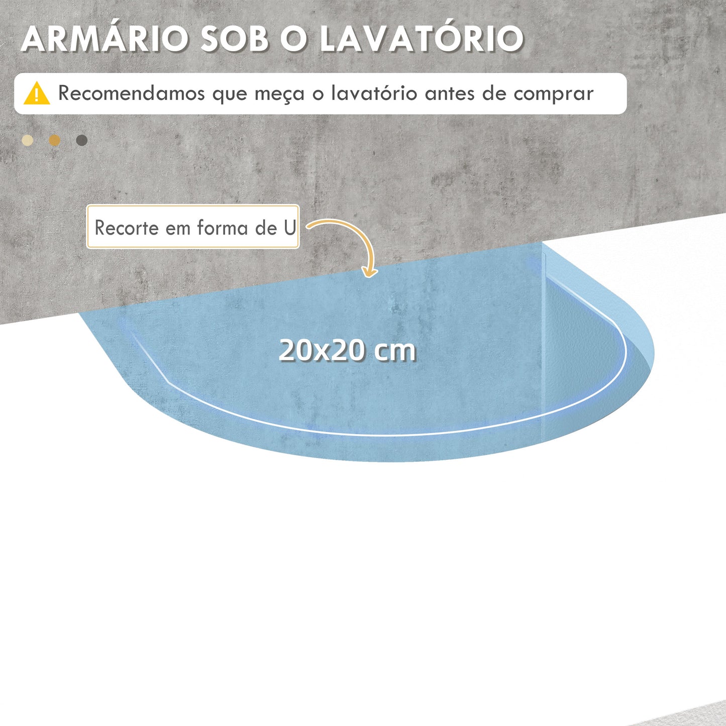 kleankin Móvel para Lavatório Pousar de Madeira Móvel para Lavatório com 1 Armário 3 Prateleiras Abertas e Prateleira Ajustável Estilo Moderno Carga Máxima 31 kg 90x30x60 cm Branco