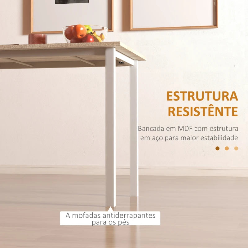 Mesa de Jantar Lucik Extensível - 110-160cm - Design Moderno