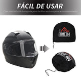 HOMCOM Capacete de Moto Integral Tamanho L-59cm Capacete de Motocicleta com Dupla Viseira Cabeçote Anticolisão com Certificação Europeia Unisex Cor Preta