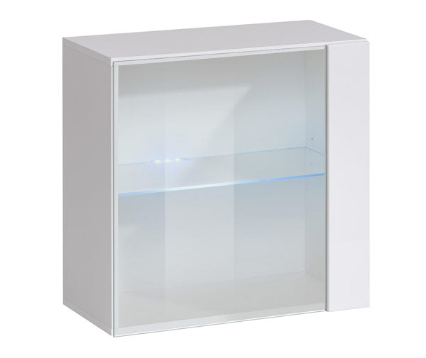 Mueble colgante modelo Baza LD 60x60 en color roble con LED