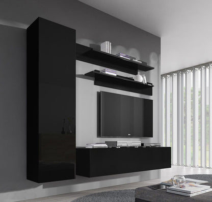 Conjunto muebles Nerea negro modelo 1