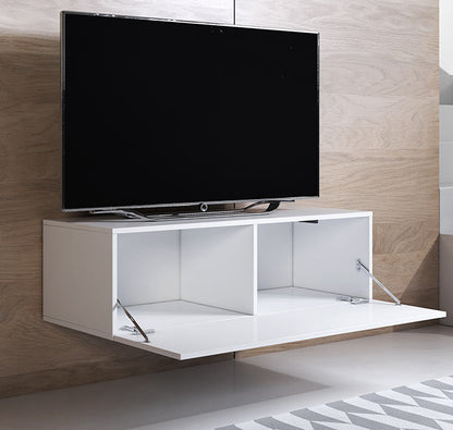 Mueble TV modelo Leiko H1 (100x30cm) color blanco