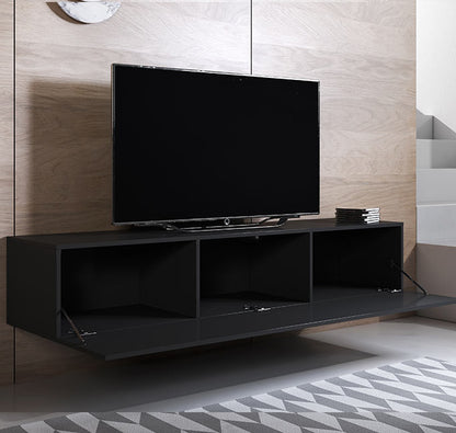 Mueble TV modelo Leiko H2 (160x30cm) color negro