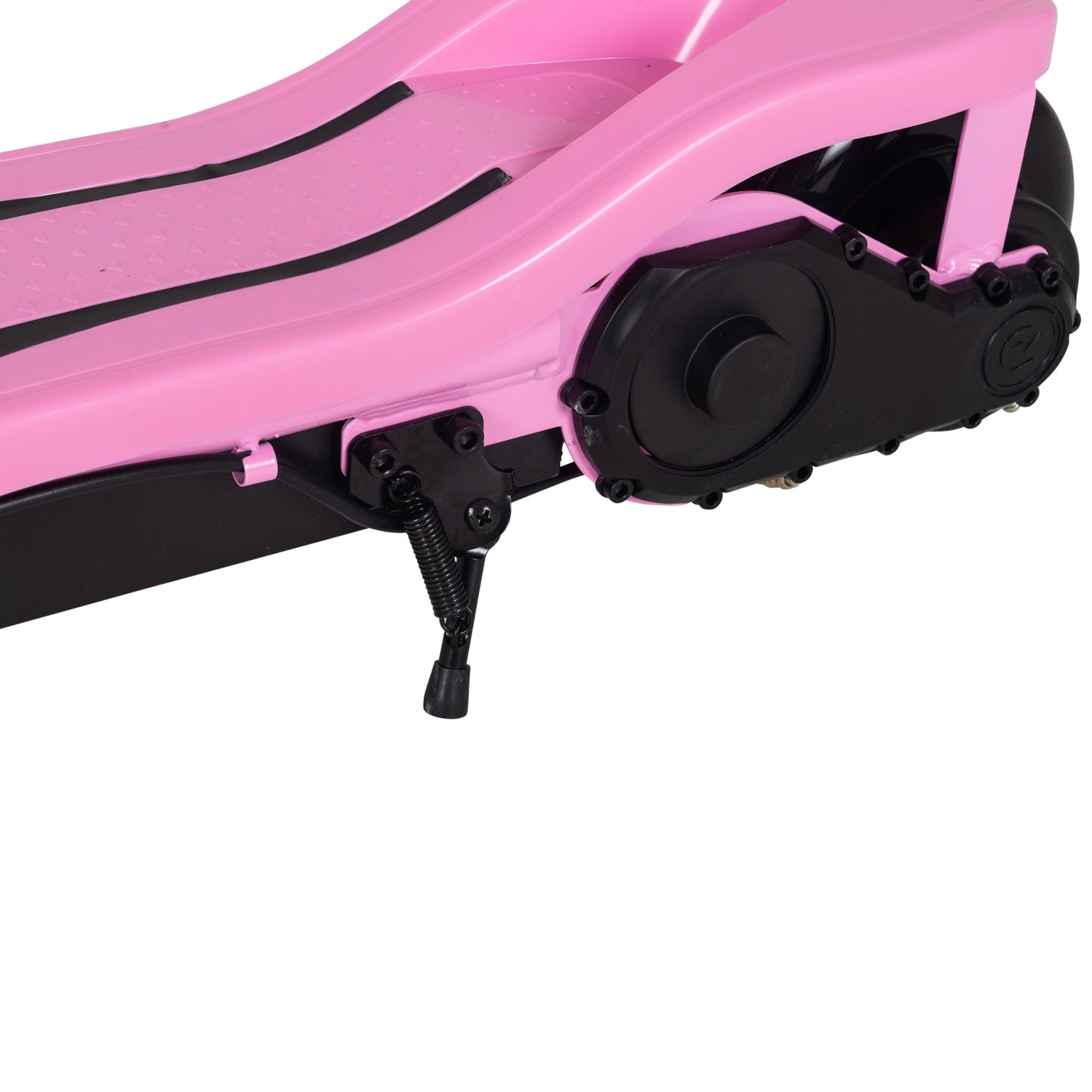 HOMCOM Trotinete Elétrico Dobrável Suporta até 50kg com Altura Ajustável Scooter Elétrica com Interruptor de Inicio e Freios 75x36x82-93cm Rosa