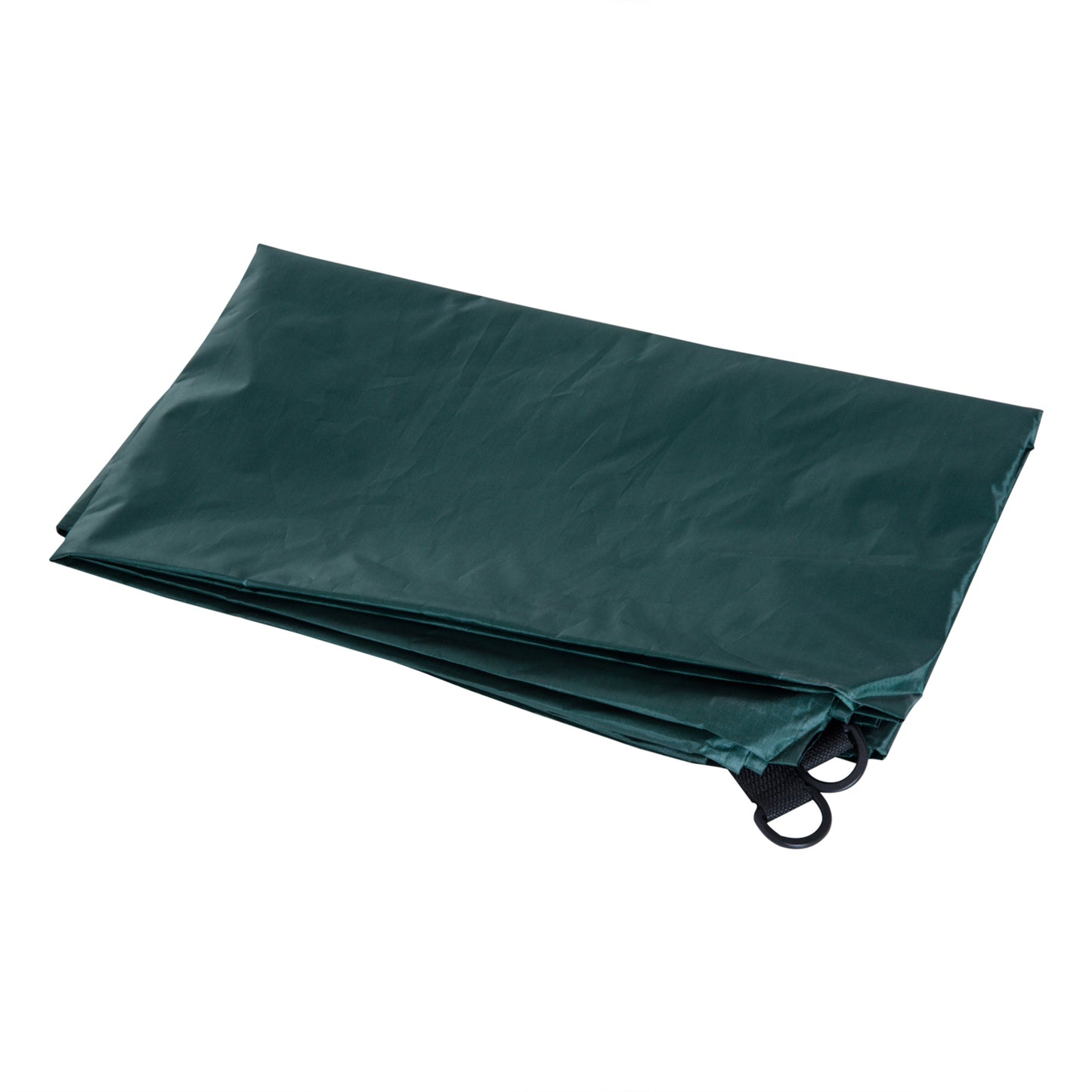 Outsunny Chapéu de Sol de Praia com Painel Lateral Ø220x220 cm Chapéu de Sol com Manivela Manual 8 Hastes de Aço e Bolsa de Transporte para Jardim Piscina Verde