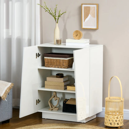 Aparador Munich de 70 cm - Branco Alto Brilho - Design Moderno