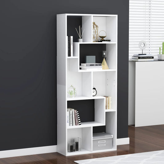 Estante Booka de 160cm - Branco - Design Moderno