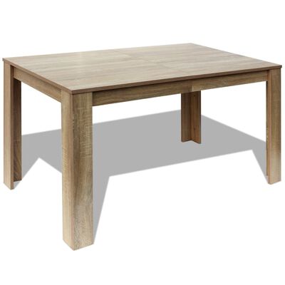 Mesa de Jantar Avia de 140 cm - Carvalho - Design Minimalista