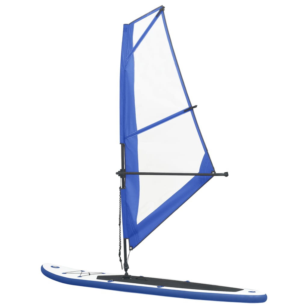 Prancha de Paddle SUP com Vela e Remo - 330cm - Azul e Branco