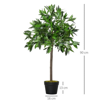 Conjunto de 2 Plantas Artificiais - Louro