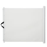 PawHut Barreira de segurança extensível até 115 cm Vedação para animais de estimação Bebês Crianças 115x82,5 cm Textilene Branco