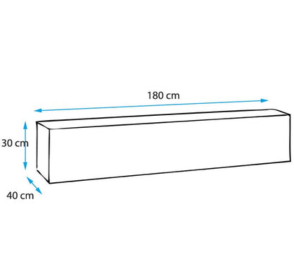 Móvel de TV British Suspenso de 180cm - Carvalho - Design Moderno