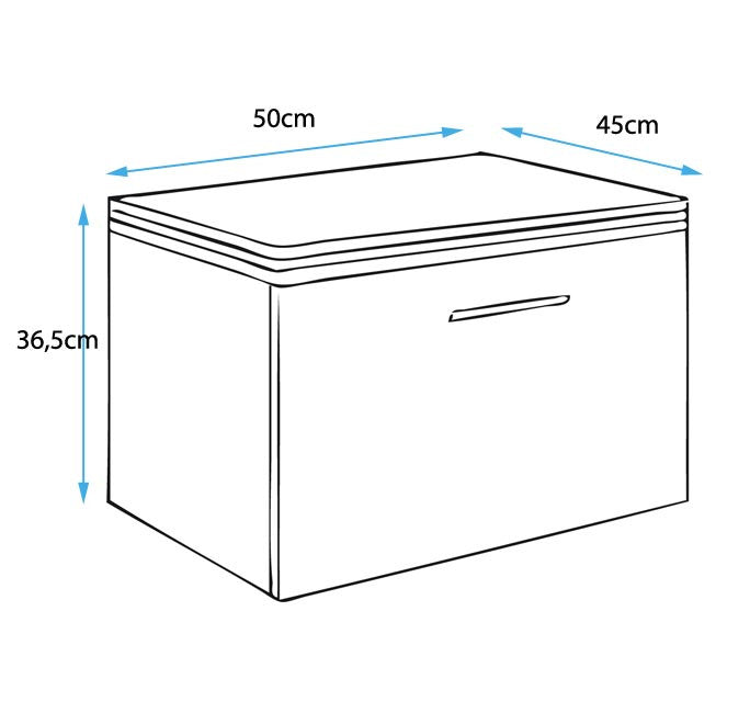 Mesa de Cabeceira Turner com Luzes LED - Branco - Design Moderno