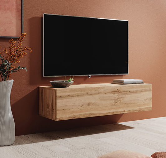 Mueble TV modelo Baza 120x30 en color roble